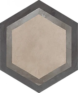 Керамогранит Marca Corona Terra Cornice Esagonо Vers.F 21,6x25 матовый