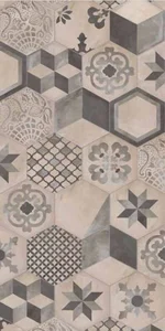 Декоративный элемент Marca Corona Terra Mix Decori Esagono Vers. F 21,6x25 матовый