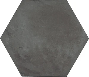 Керамогранит Marca Corona Terra Nero Esagono 21,6x25 матовый
