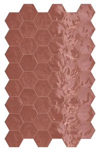 Мозаика Terratinta Hexa Cherry Pie TTHXW06G 15x17,3 глянцевая