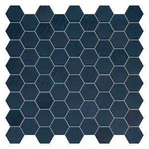 Мозаика Terratinta Hexa Deep Navy TTBST04MHMIX 31,6x31,6 матовая