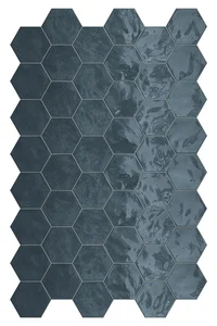 Мозаика Terratinta Hexa Ocean Wave TTHXW08G 15x17,3 глянцевая