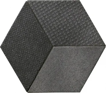 Плитка Mutina Tex Black RETX05 11,5x20 матовая