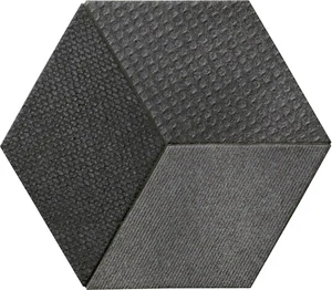 Плитка Mutina Tex Black RETX05 11,5x20 матовая