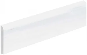 Бордюр Sant Agostino Themar Bullnose Bianco Lasa CSABUBLA25 5x25 глянцевый