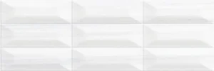 Плитка Sant Agostino Themar Cult Bianco Lasa CSACUBLA00 25x75 глянцевая
