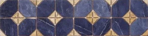 Бордюр Vives Tira Iliada-Pr Azul 10,8x43,5 полированный
