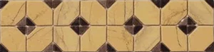 Бордюр Vives Tira Iliada-Pr Ocre 10,8x43,5 полированный