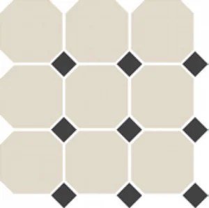 Керамогранит Topcer Field Material White/Black 4416OCT14/1C 30x30 матовый