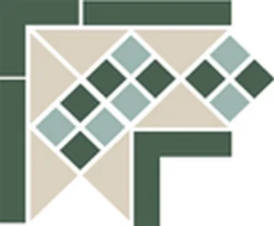 Бордюр TopCer Octagon New Corner Lisbon With 1 Strip (Tr.16, Dots 13+18, Strips 18) 21,5x21,5 матовый