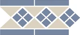 Декоративный элемент TopCer LISBON1B1611 Octagon керамический Border Lisbon with 1 strip (Tr.16, Dots 11, Strips 11) 15x28 матовый