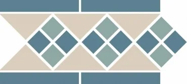 Бордюр Topcer Victorian Designs Lisbon 1 Border 15x28 матовый