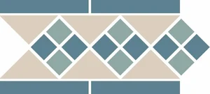 Бордюр Topcer Victorian Designs Lisbon 1 Border 15x28 матовый