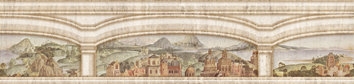 Бордюр Europa Ceramica Travertino Cenefa 7,5x31,6 глянцевый