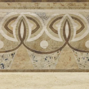 Декоративный элемент Europa Ceramica Travertino Yamila Decor 45x45 глянцевый