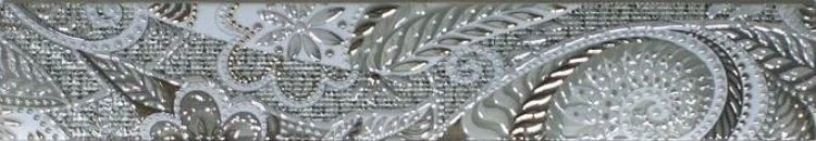 Бордюр Geotiles Trek Gris Listello 7,5x45 глянцевый