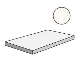 Ступень Panaria Trilogy Angolare SX Gradino Plus Calacatta White Lux PGDTY52 34x119 полированная