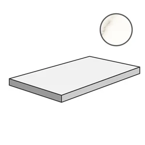 Ступень Panaria Trilogy Angolare SX Gradino Plus Calacatta White Soft PGDTY02 34x119 матовая