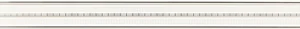 Бордюр Tubadzin Abisso White 7,2x74,8 глянцевый
