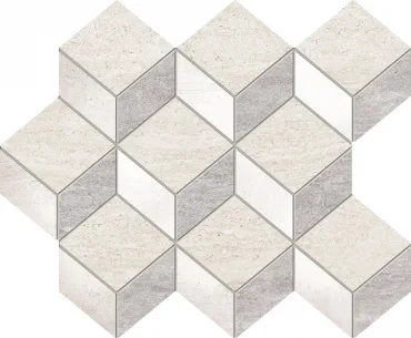 Мозаика Tubadzin Blink Grey 24,5x29,8 глянцевая
