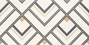 Декоративный элемент Tubadzin D-Bonella White 30,8x60,8 глянцевый