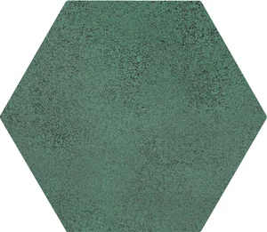 Плитка Tubadzin Burano Green Hex 11x12,5 матовая