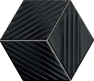 Мозаика Tubadzin Ms-Colour Black Gat.1 19,8x22,6 сатинированная