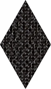 Плитка Tubadzin Coralle Diamond Black 9,6x11,2 матовая