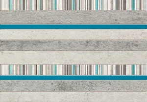 Декоративный элемент Tubadzin Gris Turkus CER 25x36 матовый
