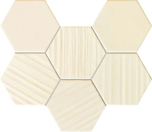 Мозаика Tubadzin Ms-Horizon Hex Ivory 22,1x28,9 матовая