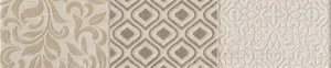 Бордюр Tubadzin Karyntia Beige 7,4x36 глянцевый