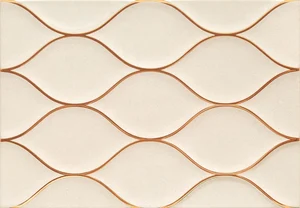 Декоративный элемент Tubadzin Navona Beige Dec 25x36 глянцевый