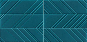 Декоративный элемент Tubadzin Nesi Bar Blue STR 7,8x23,7 матовый