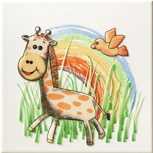 Декоративный элемент Tubadzin Pastel Safari 2 20x20 матовый