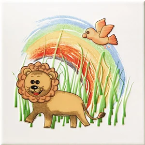 Декоративный элемент Tubadzin Pastel Safari 3 20x20 матовый