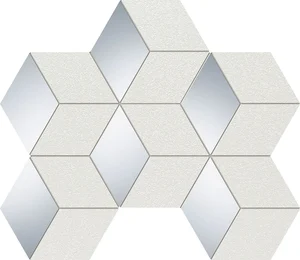 Мозаика Tubadzin MS-Perla White 22,1x28,9 рельефная