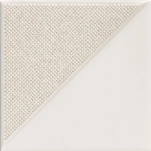 Декоративный элемент Tubadzin Reflection White 2 14,8x14,8 структурированный