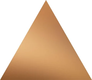 Декоративный элемент Tubadzin D-Scarlet Copper Tri 13,9x16 глянцевый