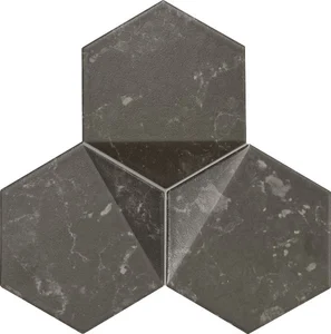 Мозаика Tubadzin Scoria Mozaika Black 16,5x19,2 матовая
