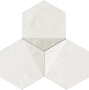 Мозаика Tubadzin Scoria Mozaika White 16,5x19,2 матовая