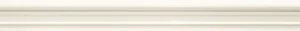 Бордюр Tubadzin Senza Classic White 6,2x59,8 глянцевый