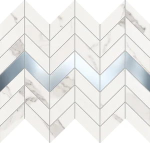Мозаика Tubadzin Vienna White 24,6x29,8 глянцевая