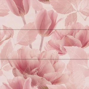 Панно Azulejos Alcor Tulipan 3 Berna Lavanda 50x75 глянцевое