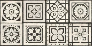 Вставка Geotiles Ulises Olambrilla Metal 7,4x7,4 матовая