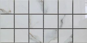 Мозаика Unico Tiles Aqua Calcatta Century Mozaic Polished 15x30 полированная