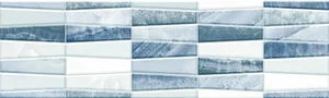 Unitile (Шахтинская плитка) Аника Голубой Бордюр 010200000093 7,5x25 глянцевый глянцевая