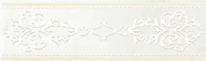 Бордюр Valentino Crystal Marble Кайма MRV125 Frise Biancospino 9,6x30 глянцевый