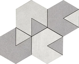 Декоративный элемент Valentino Incipit Hexa Cold Nat. Ret. 02026 26x30 матовый
