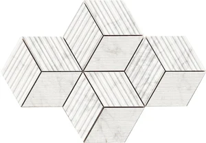 Декоративный элемент Valentino Majestic Cube Apuanian White Nat. 02645 30x30 матовый