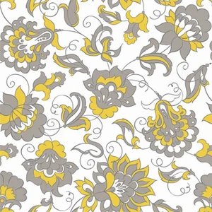 Декоративный элемент Vallelunga Colibri Giallo Grigio Dec C5 6000314 12,5x12,5 матовый